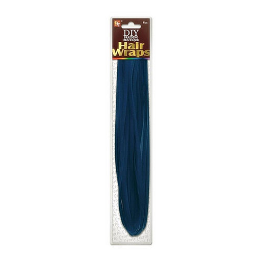 Beauty Town DIY Braiding Boutique Hair Wraps-Flat, Navy Blue