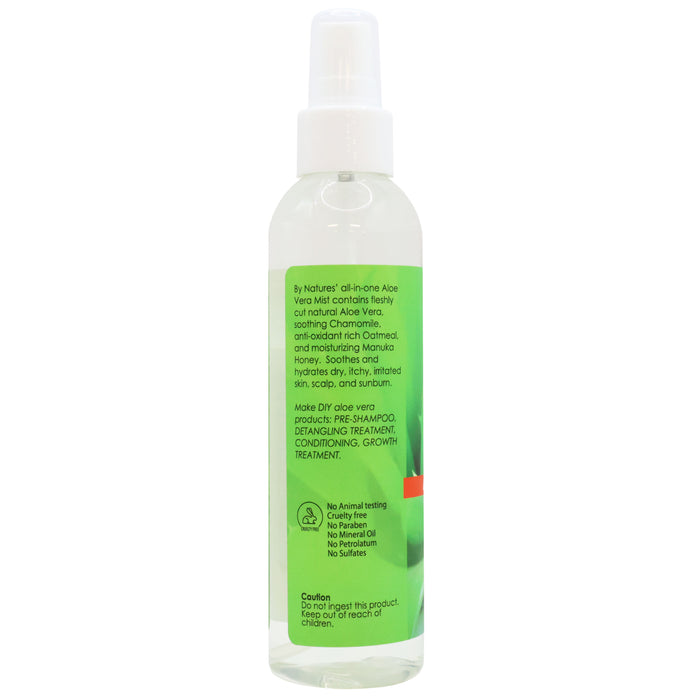 By Natures Aloe Vera Face Mist 6 Oz.