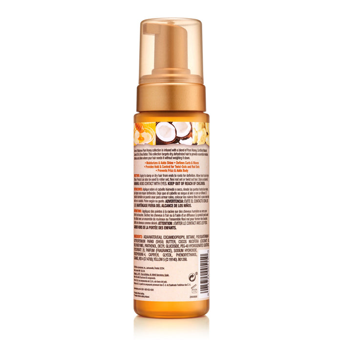 Creme of Nature Pure Honey Moisture & Twist Curling Foaming Mousse 7 oz.