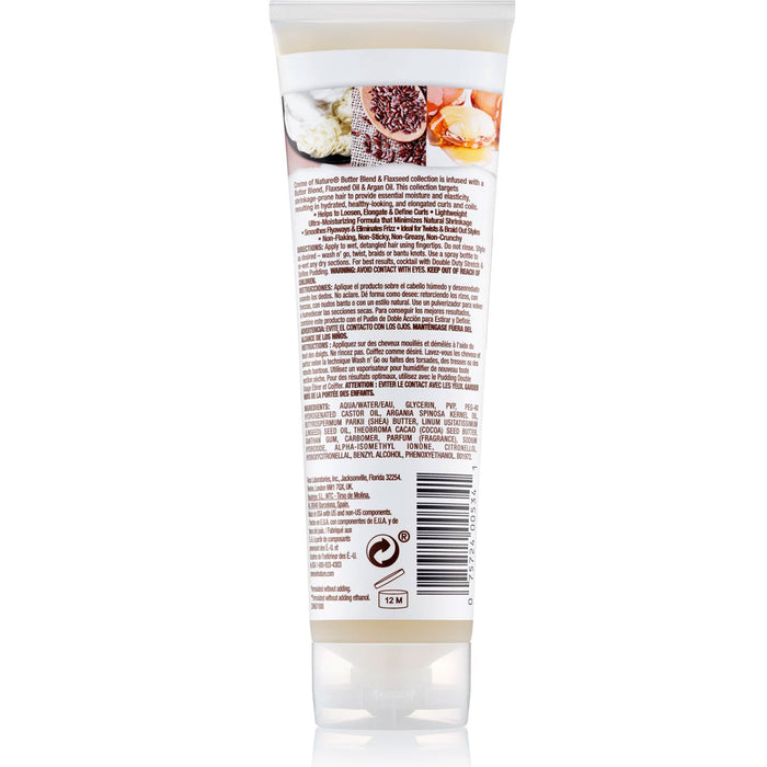Creme of Nature Butter Blend Flaxseed Elongate Define Styling Cream Jelly, 8.4 oz