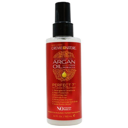 Creme Of Nature Argan Oil Perfect 7-In-1 Leave In Treatment, 4.23 Oz