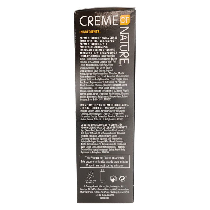 Creme Of Nature Gel Men Hair Color Mustache Kit Natural Black