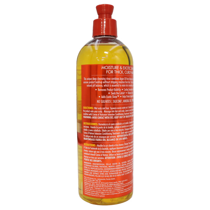 Creme Of Nature Argan Oil Apple Cider Vinegar Clarifying Rinse, 15.5 Oz.
