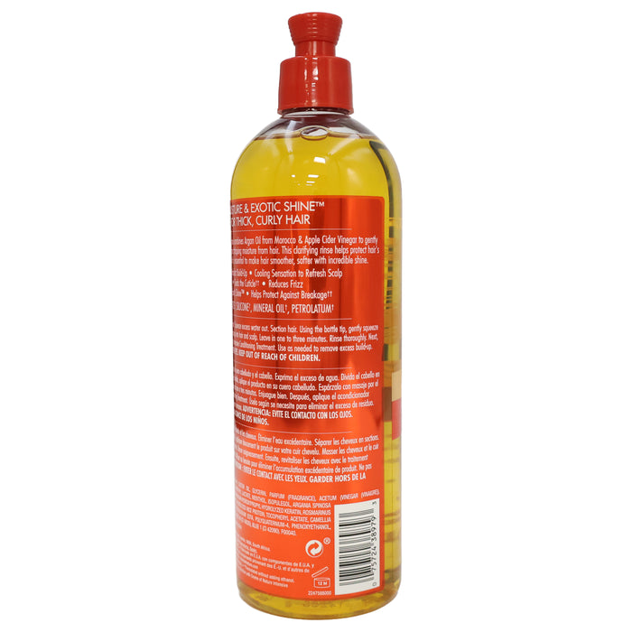 Creme Of Nature Argan Oil Apple Cider Vinegar Clarifying Rinse, 15.5 Oz.