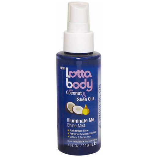 Lottabody Coconut & Shea Oil Illuminate Me Shine Mist, 4 Oz.