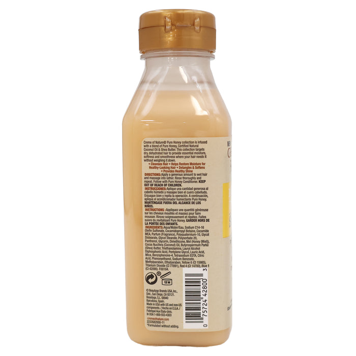 Creme Of Nature Pure Honey Shampoo, 12 Oz.