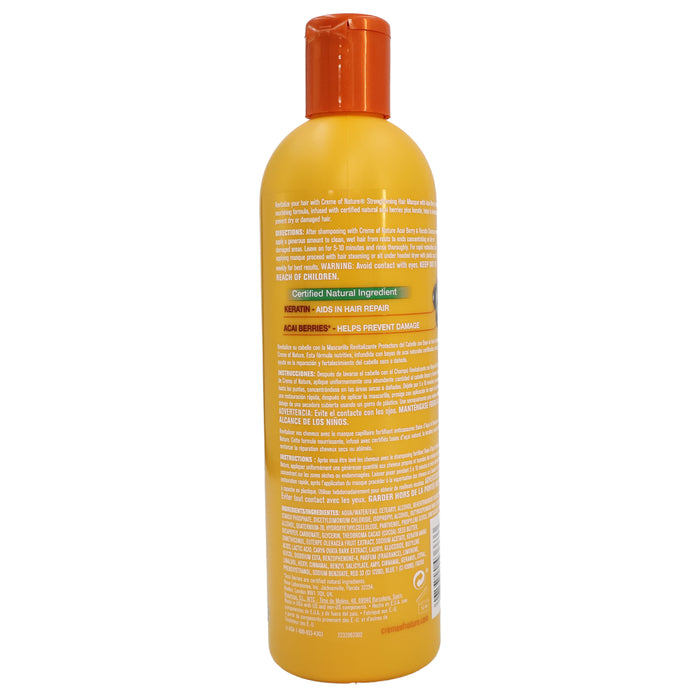 Creme Of Nature Acai Berry Keratin Strengthening Hair Masque, 12 Oz.