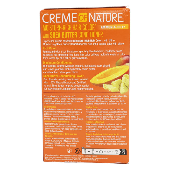 Creme Of Nature Liquid Hair Color Kit Light Golden Brown