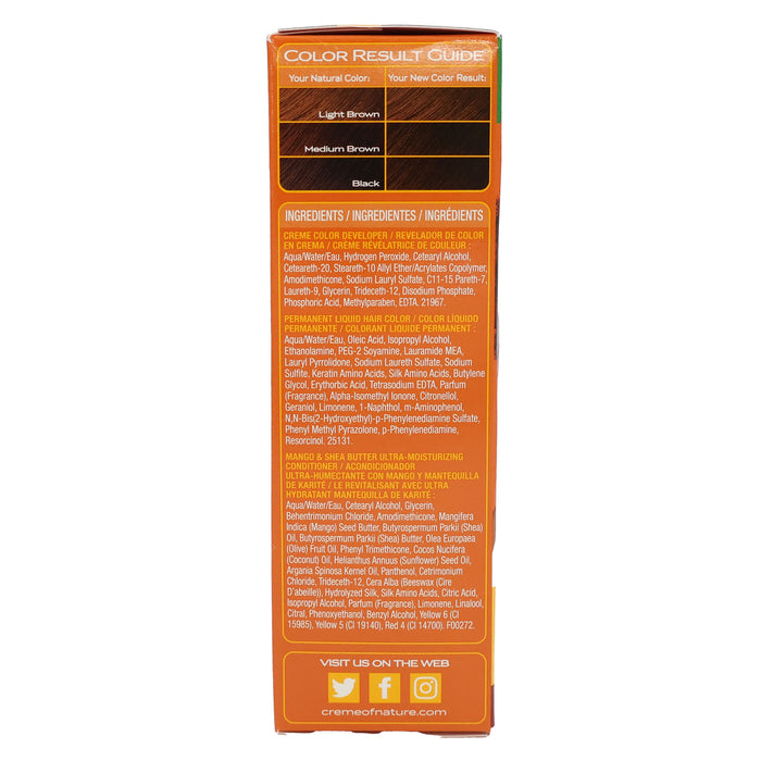 Creme Of Nature Moisture Rich Hair Color C21 Rich Brown