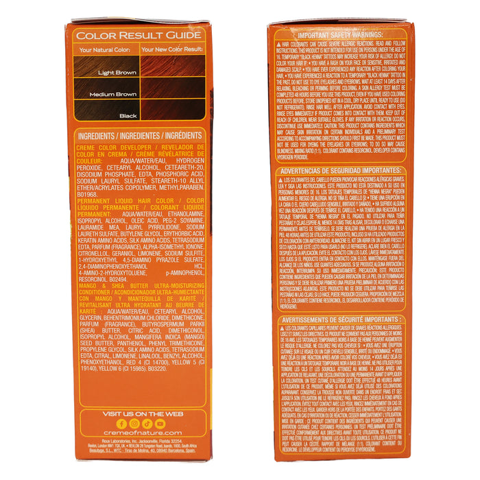 Creme Of Nature Liquid Hair Color Kit Vivid Red