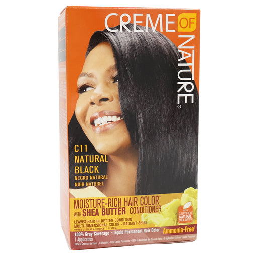 Creme Of Nature Liquid Hair Color Kit Natural Black