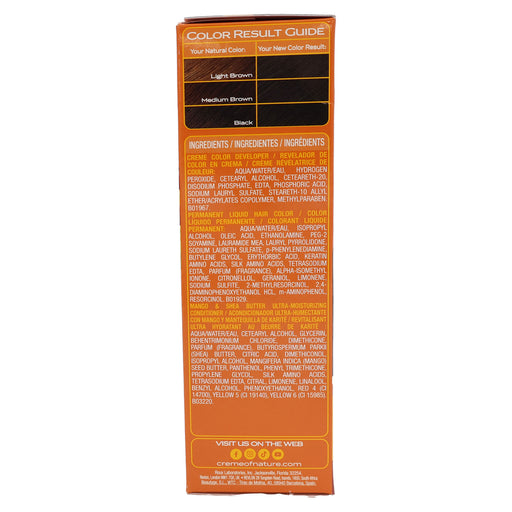 Creme Of Nature Liquid Hair Color Kit Natural Black