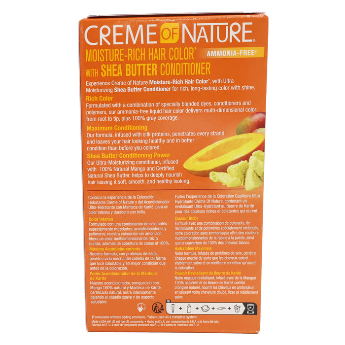 Creme Of Nature Liquid Hair Color Kit Natural Black
