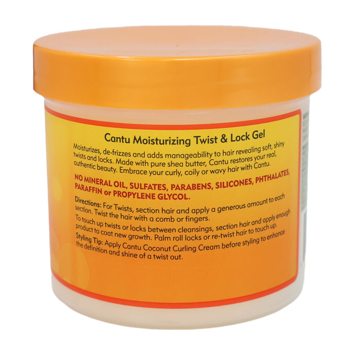 Cantu Shea Butter Moisturizing Twist and lock Gel 13 Oz.