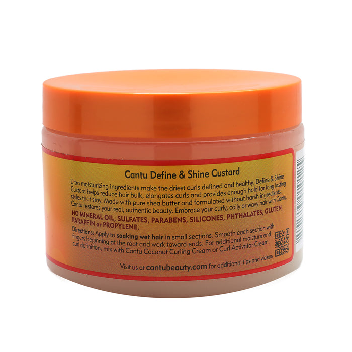 Cantu Shea Butter Define and Shine Custard, 12 Oz.
