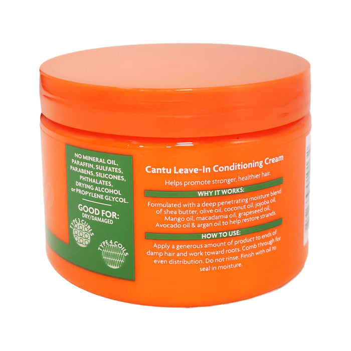 Cantu Shea Butter Leave In Conditioning Cream, 12 Oz.
