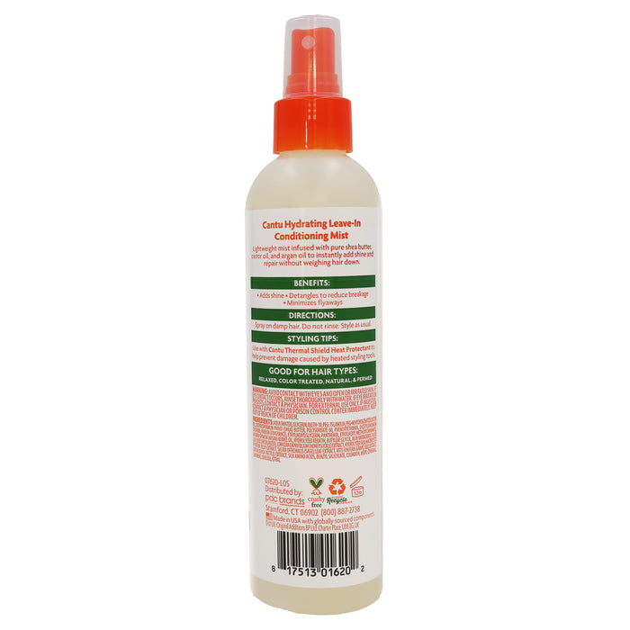 Cantu Shea Butter Hydrating Leave In Conditioning Mist, 8 Oz.