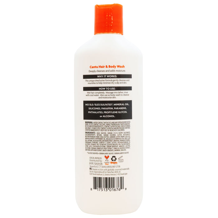 Cantu For Men 2 In 1 Hair and Body Wash 13.5 Oz.