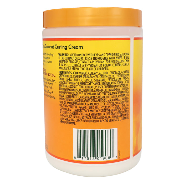 Cantu Shea Butter Coconut Curling Cream, 25 Oz.