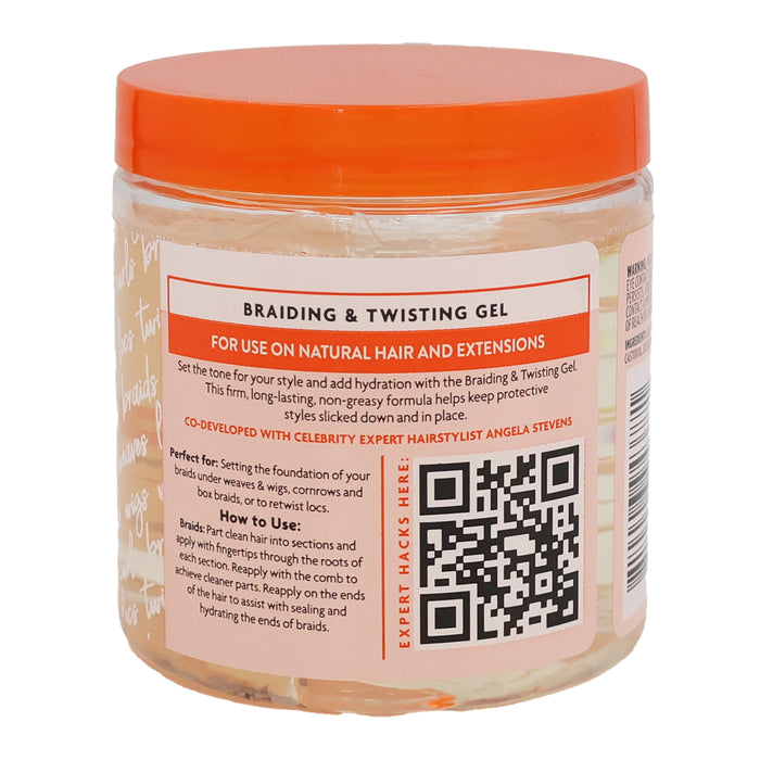 Cantu Protective Styles Braiding Twisting Hair Gel 8 Oz.