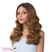 Synthetic Iron Friendly Wig,Dark Brown Roots With Strawberry Blonde30