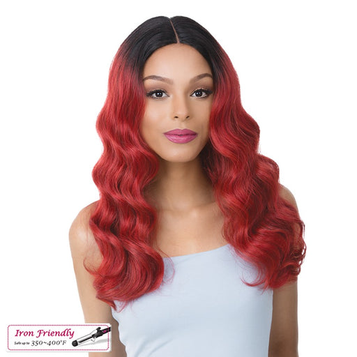 Synthetic Iron Friendly Wig,Rihanna Red