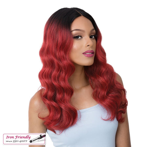 Synthetic Iron Friendly Wig,Rihanna Red