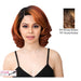 Synthetic Lace Wig For Deep Side Part, To Wear,TFF HONEY AMBER