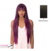 Synthetic Short Center Part Wig,Darkest Brown