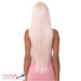 Synthetic Short Center Part Wig,Rose Gold