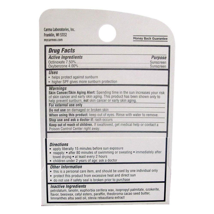 Carmex Stick Strawberry Blister, 0.15 Oz.