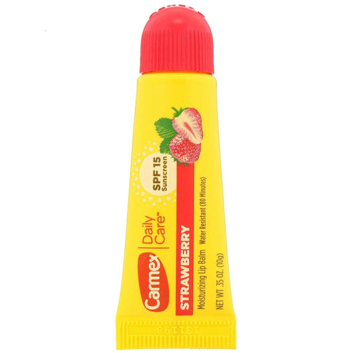 Carmexc Daily Carec Moisturizing Lip Balm Strawberry SPF 15, 0.35 Oz.