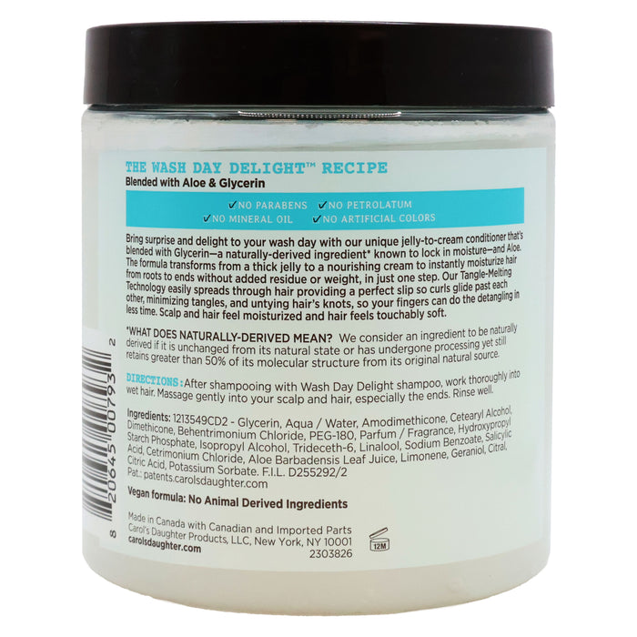 Carol's Daughter Wash Day Delight Detangling Aloe Conditioner, 20 Oz.
