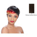 Anni Synthetic Feather Wig,Dark Brown