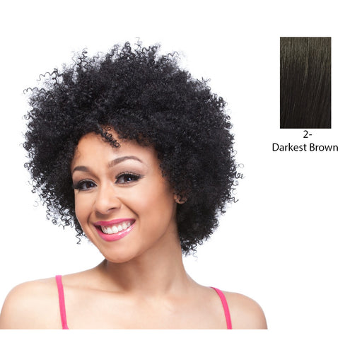 Human Hair Wig,Darkest Brown