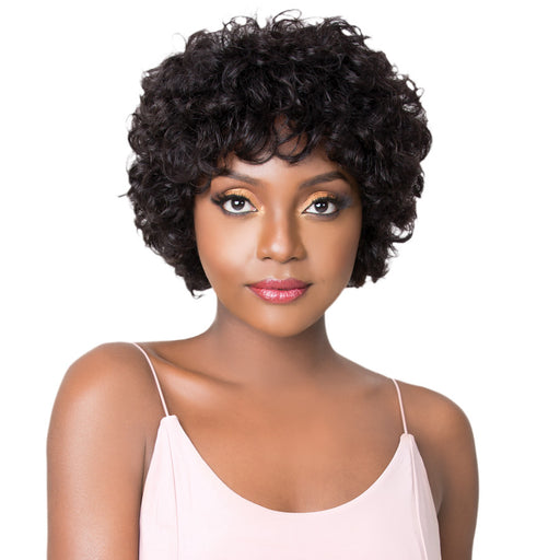 100 Percent HH Baba Human Hair Wig,Off Black