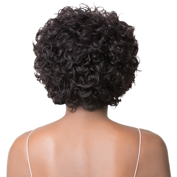 100 Percent HH Baba Human Hair Wig,Off Black