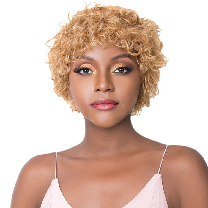 100 Percent HH Baba Human Hair Wig,Strawberry Blonde