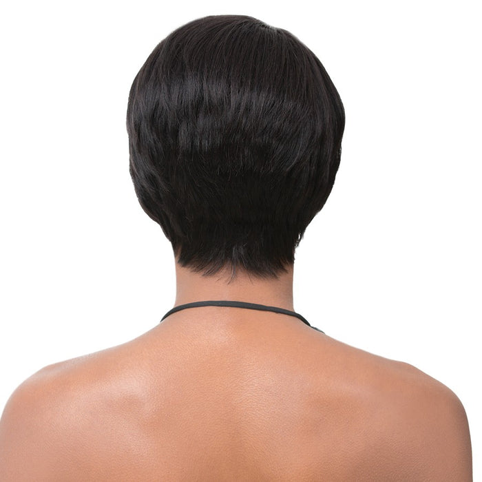 It'S A Cap Weave. 100 Percent Human Hair Full Wig - HH Belle Ami,Off Black
