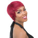 It'S A Cap Weave. 100 Percent Human Hair Full Wig HH Belle Ami,Burgundy