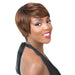 It'S A Cap Weave. 100 Percent Human Hair Full Wig HH Belle Ami,Dark Brown Roots With Light Auburn