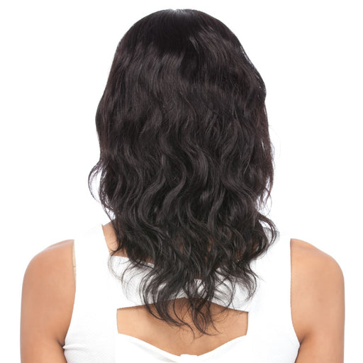 Unprocessed Brazilian Remy Human Hair Wig HH Body Wave 16 ",Black