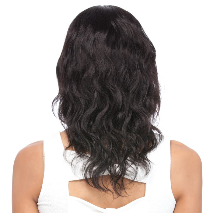 Unprocessed Brazilian Remy Human Hair Wig HH Body Wave 16 ",Black