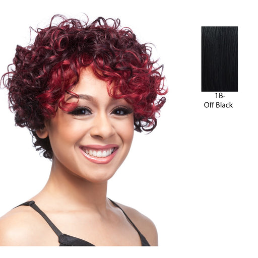 Human Hair Wig,Off Black