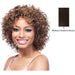 100 Percent Human Hair Wig,Dark Brown