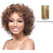 100 Percent Human Hair Wig,Two Tone Frost Blend Of Strawberry Blonde Layer Over With Honey Blonde Bottom
