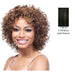 100 Percent Human Hair Wig,Mix Off BlackLight Auburn