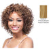 100 Percent Human Hair Wig,Streaked Blend Of Strawberry Blonde And Platinum Blonde