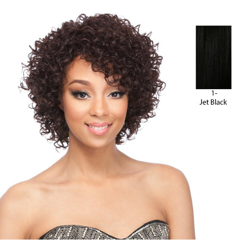 Human Hair Full Cap Wig,Black
