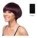 Human Hair Weaving Wig With Cap,Black